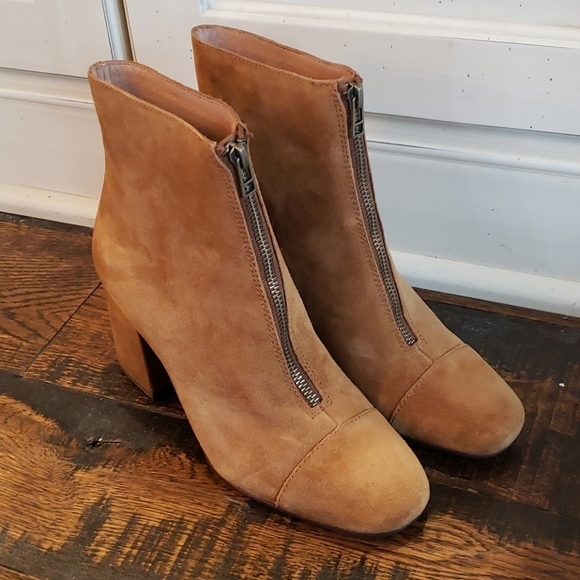Madewell Shoes - Madewell Amalia suede zip front boots ae232